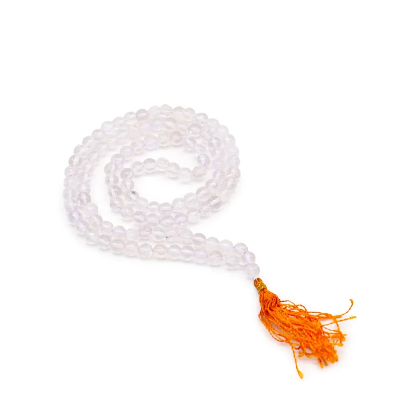 108 Bead Mala Rock Crystal