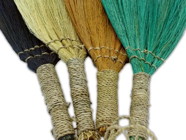 Set 4 Pampus Fan Broom Mixed colours & size — foto 4