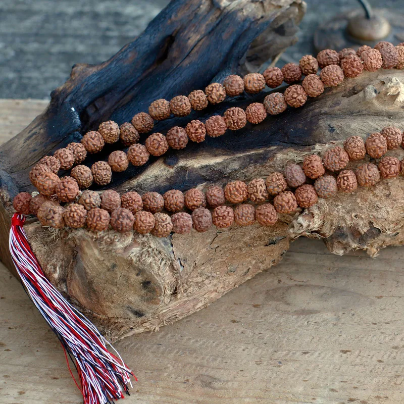 108 Rudraksha Mala - Naturale — foto 5