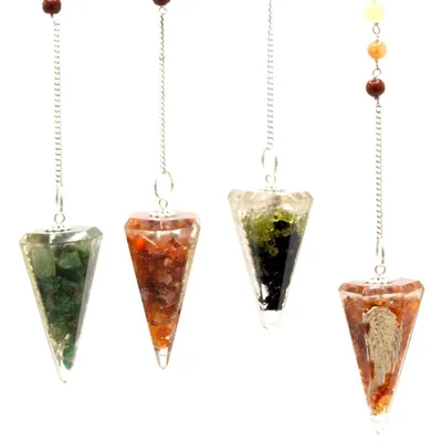 Orgonite Power Chakra Pendulum - Angel Wing — foto 3