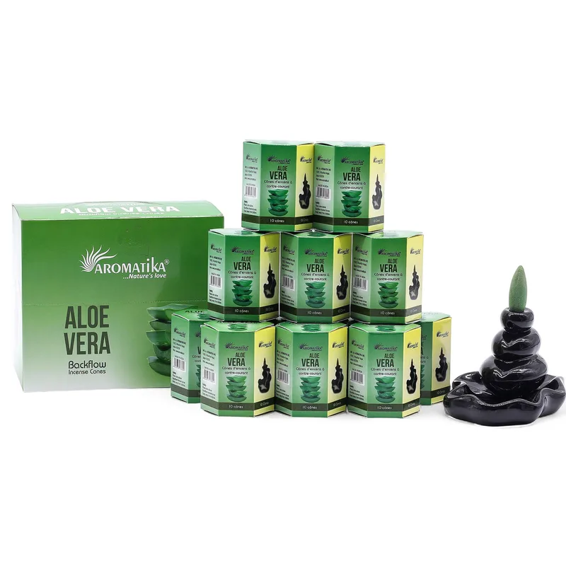 Masala Backflow Incenso pack of 10 Aloe Vera — foto 1