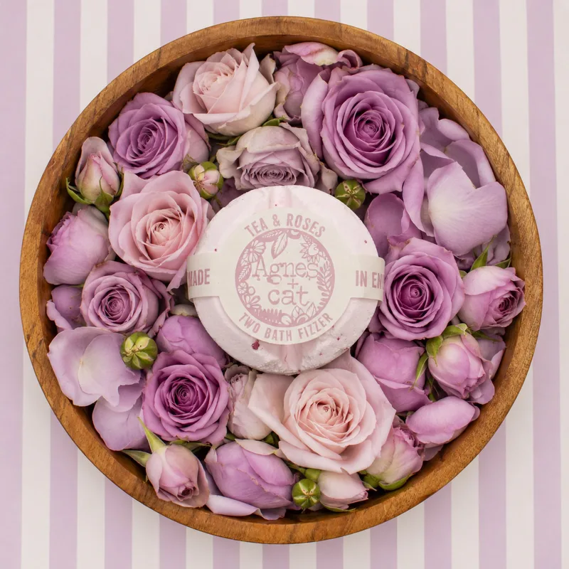 Agnes + Cat Floral & Citrus Bagno Fizzer Gift Set — foto 5