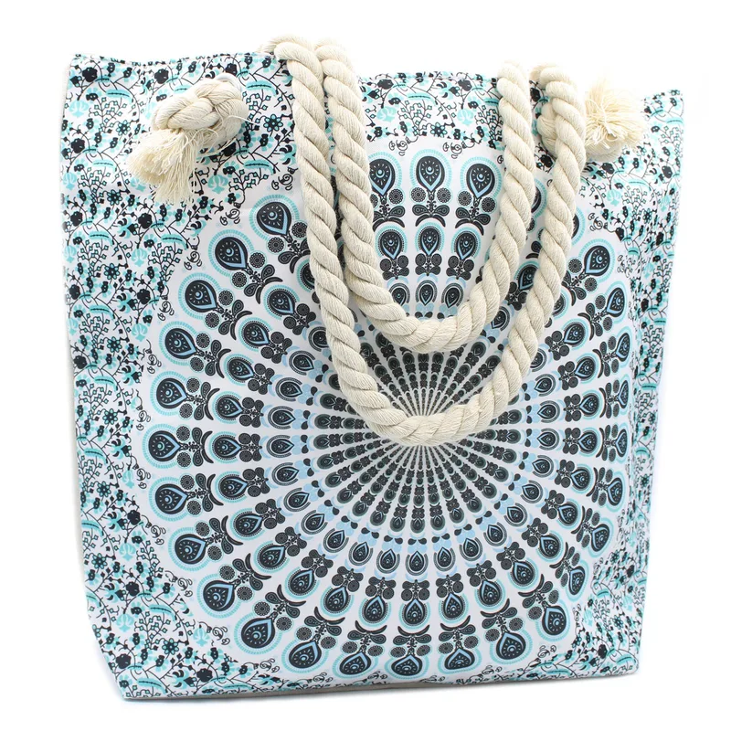 Rope Handle Mandela Bag Sky Blu — foto 3
