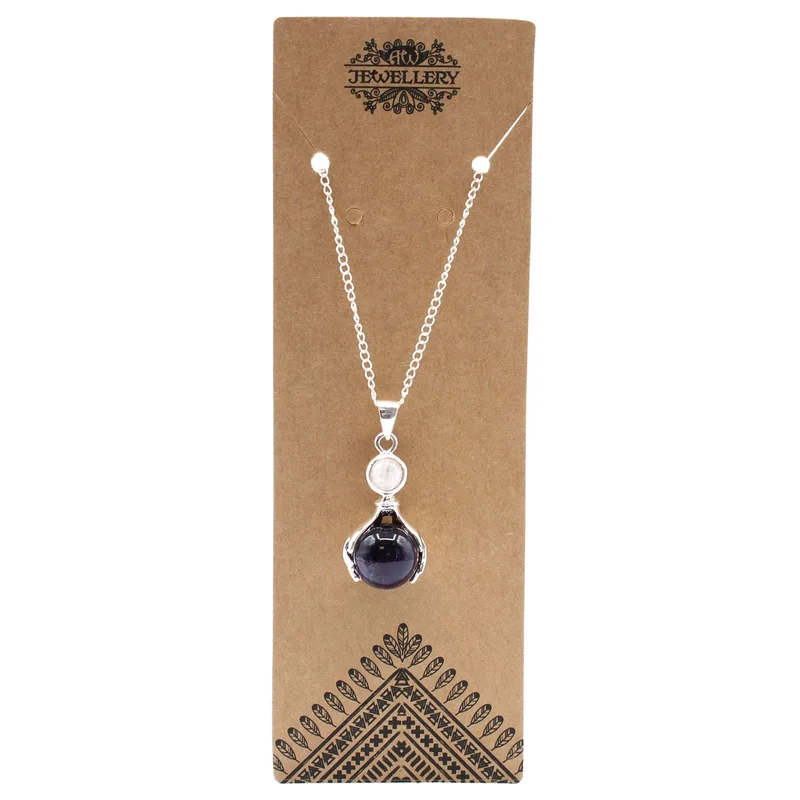 Gemstone Healing Hands Pendant Amethyst — foto 1