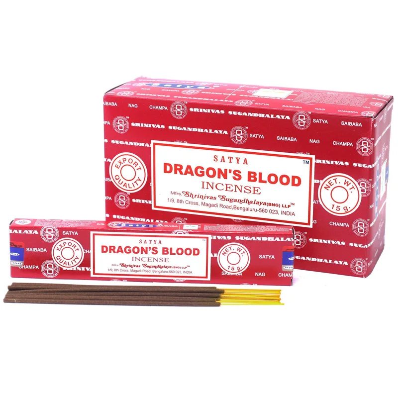 Satya Incenso 15gm - Dragon Blood — foto 1