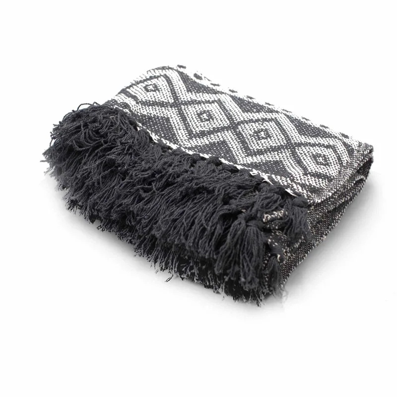 Boho Comfort Throws - Grey Geometric — foto 5