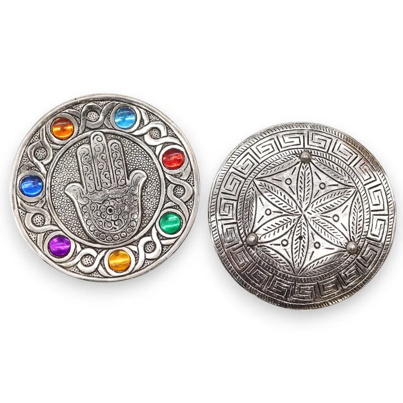 Seven Chakra Hamsa Incenso Porta 11.5cm — foto 1