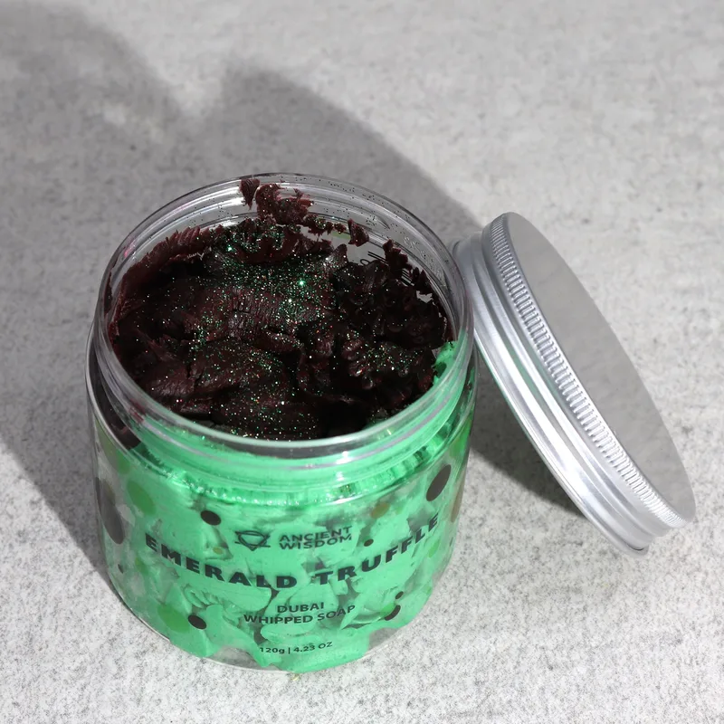 Dubai Whipped Crema Sapone Emerald Truffle 120g — foto 1