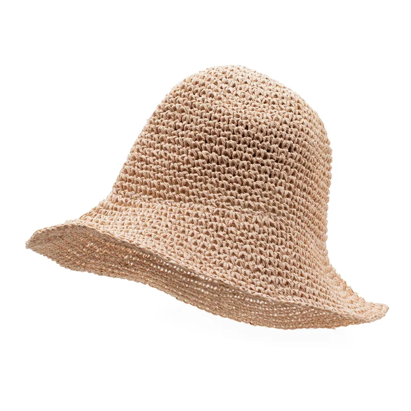 Nomad Sari Floppy Straw Sun Hat - Rosa Blush — foto 4