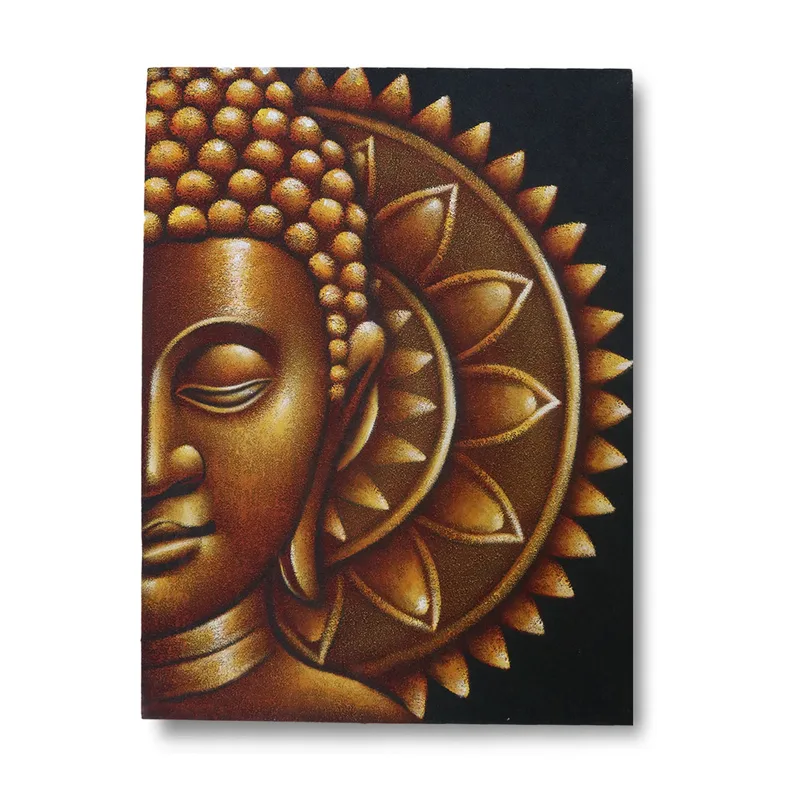 Oro Half Buddha Mandala 60x80cm