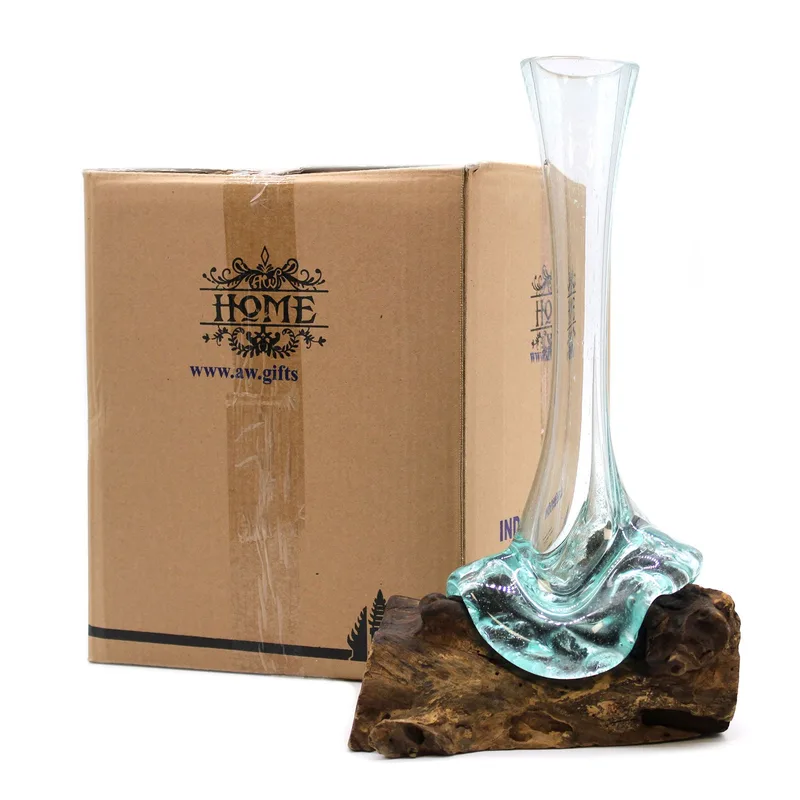 Molten Glass on Legno Vase — foto 3