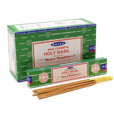 Satya Incenso Sticks 15g - Holy Basil