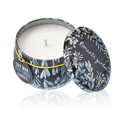 Art Tin Candela - Romantic Garden