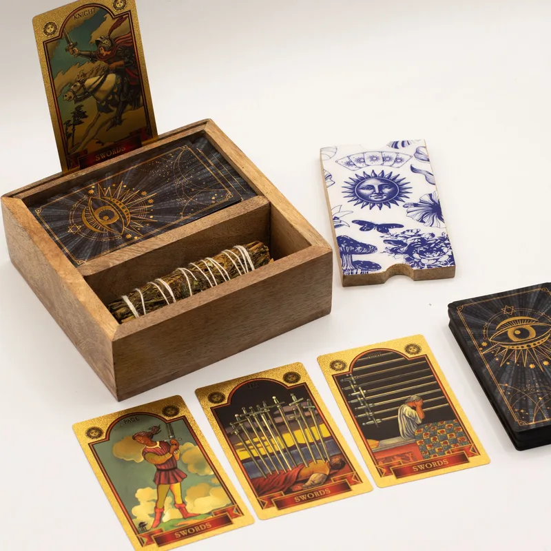 Two Section Tarot Scatola with Card Porta — foto 4