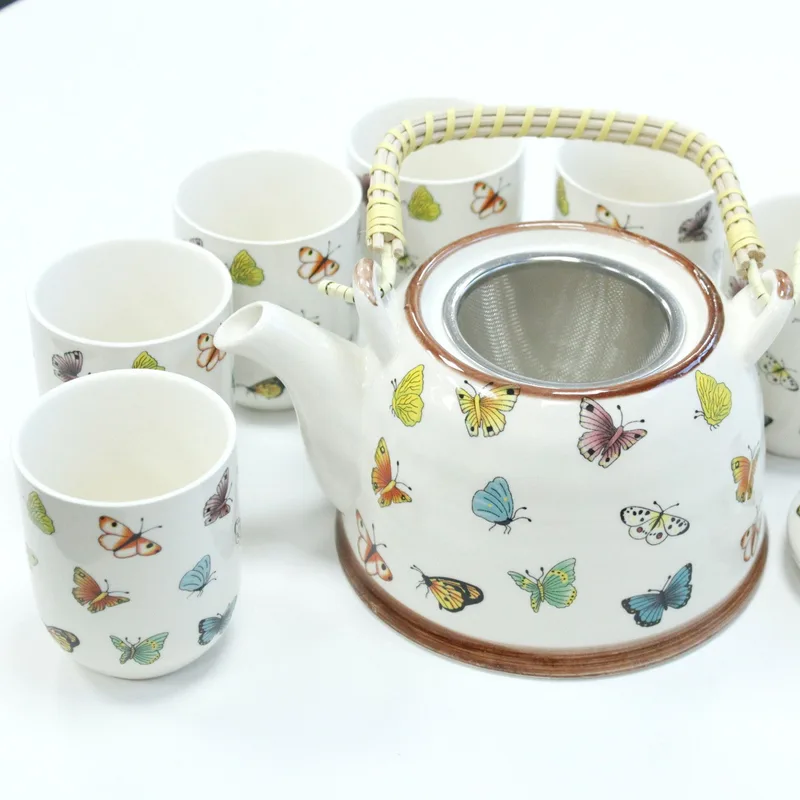 Herbal Teapot Set Butterflies