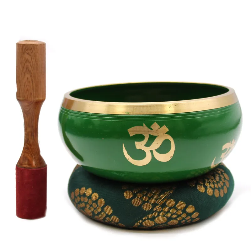 Lrg Albero of Life Singing Bowl Set- Verde 14cm — foto 2