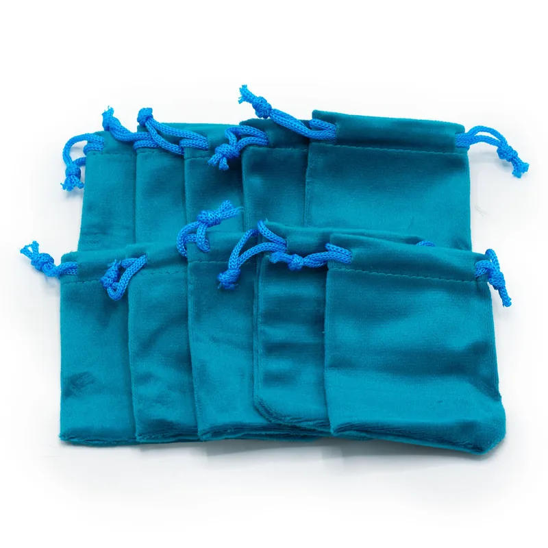 100x Small Velvet Pouch 7x9cm — foto 5