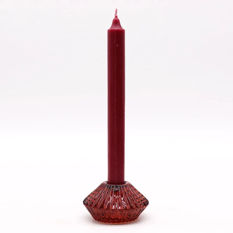 Set of 2 Fiore Flip Dinner Candela / Tealight Porta - Vampire Red — foto 2