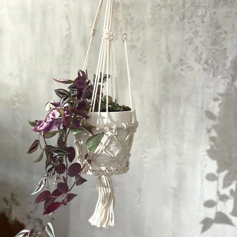 Macrame Pot Porta Single Small Pot — foto 5
