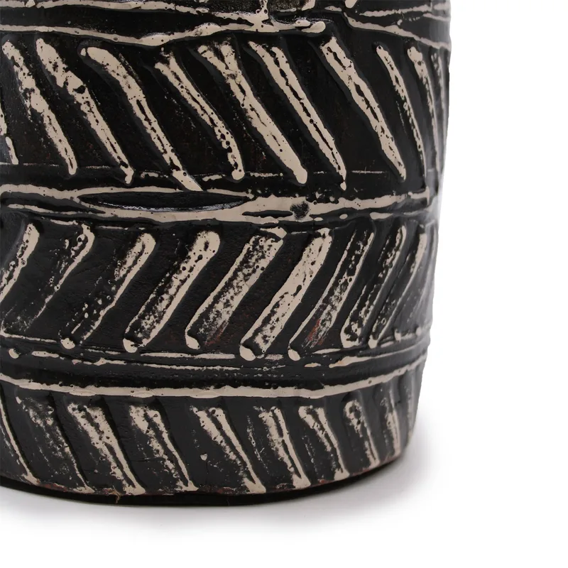 Greek Taper Vase Chocolate — foto 3