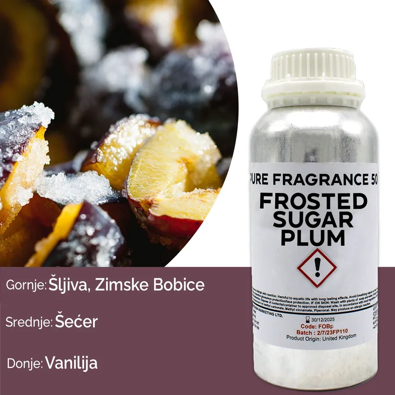 Frosted Sugar Plum Puro Profumo Olio 500ml — foto 2