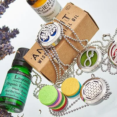 Collana Gioielli Aromatoterapia con Panno Ricaricabile – 30mm — foto 2
