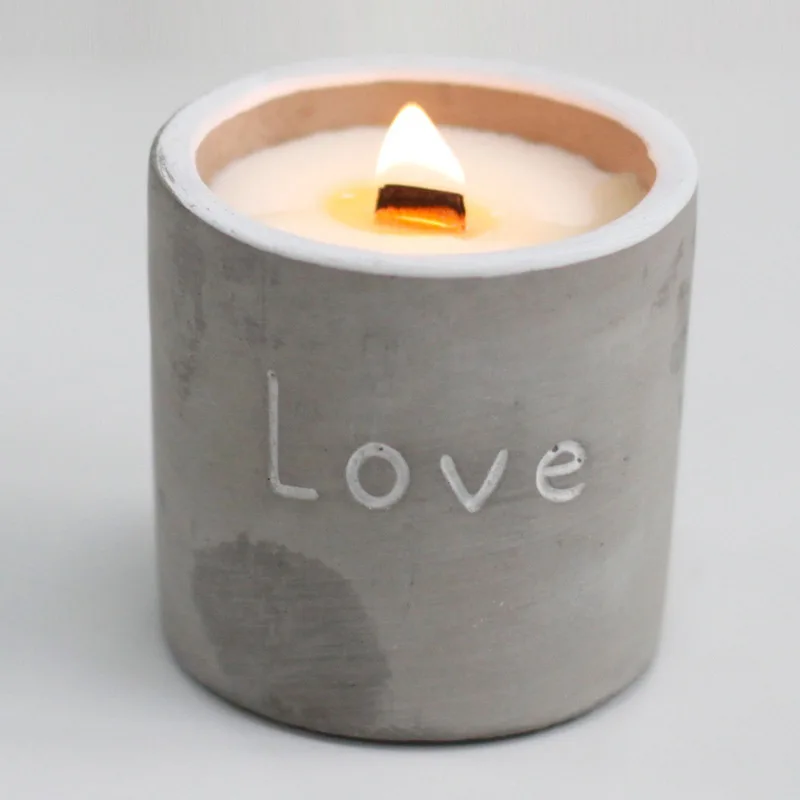 Med Concrete Soy Candela - Love - Purple Fig & Casis — foto 5