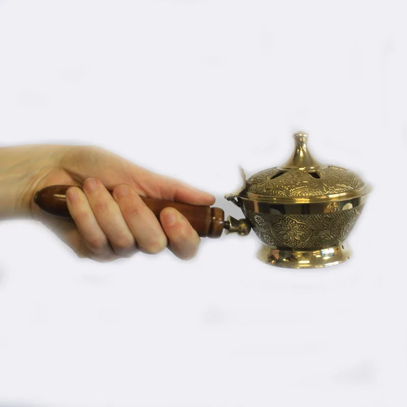 Ornate Censer Incenso Bruciatore — foto 3