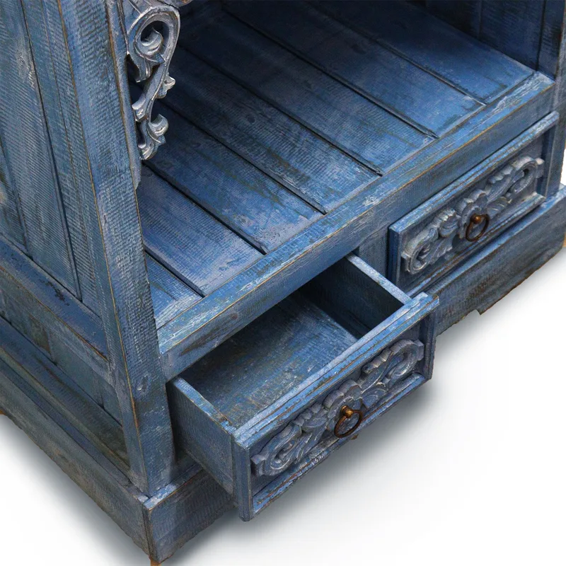 Albasia Bathroom Cabinet Bluewash