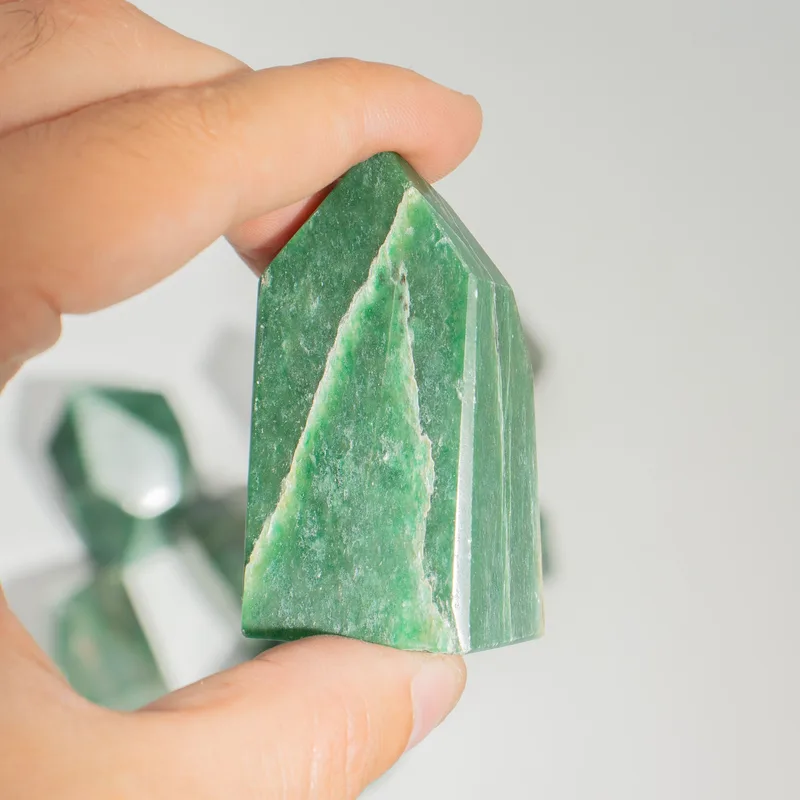 Gemstone Points approx 6cm Indian Jade — foto 3