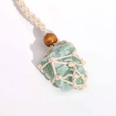 Crystal Gemstone Necklace Cord 45cm/18inch - Naturale — foto 3