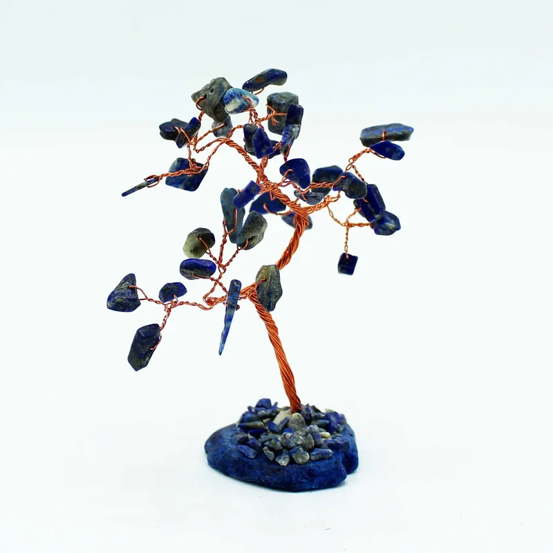 Gemstone Albero - Sodalite on Blu Agate Base (35 stones) — foto 2