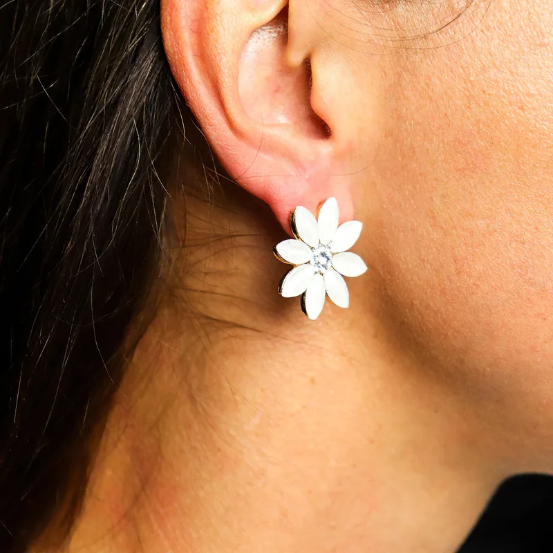 Pearl - Vintage Glass - Fiori - Earrings — foto 6