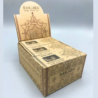 Banjara Smudge Pyramid Cones Bianco Sage — foto 5