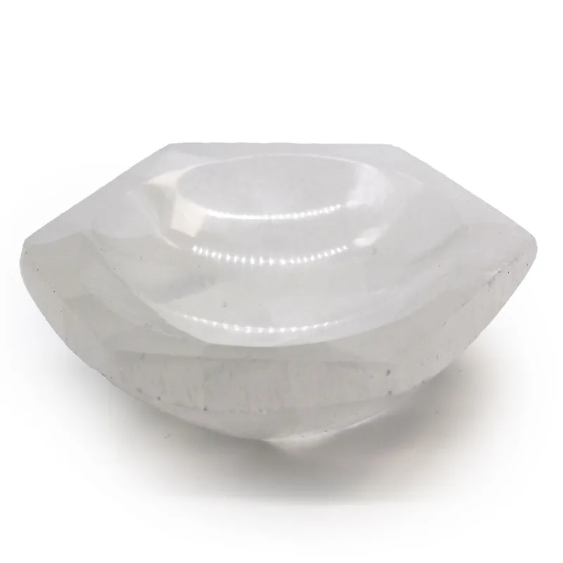 Selenite Hex Bowl 10cm