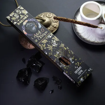 Banjara Cristal Gemas Incenso Sticks - Smoky Quartz Sandalwood — foto 2
