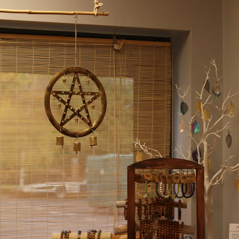 Indian Chimes Pentagon with Cow Bells 25x49cm — foto 1