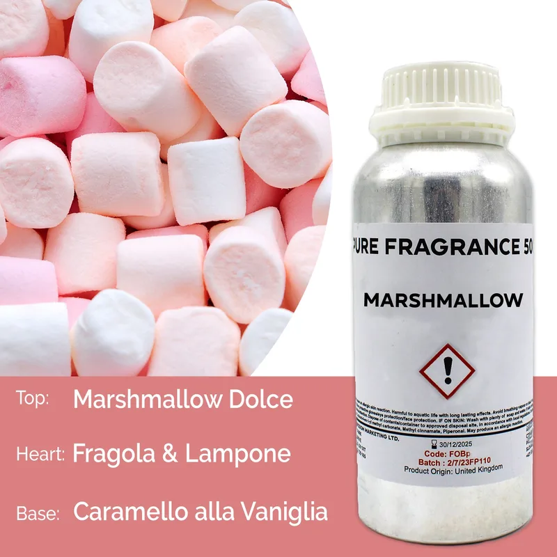 Marshmallow Puro Profumo Olio 500ml — foto 5