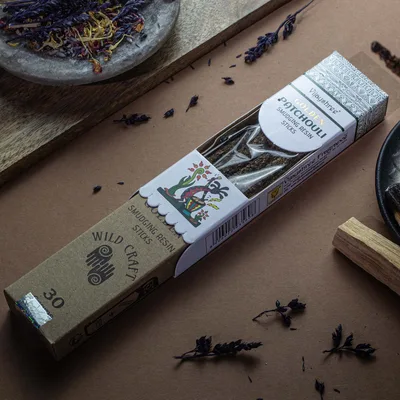 30g Golden Patchouli Smudging Resin Sticks (6s) — foto 3