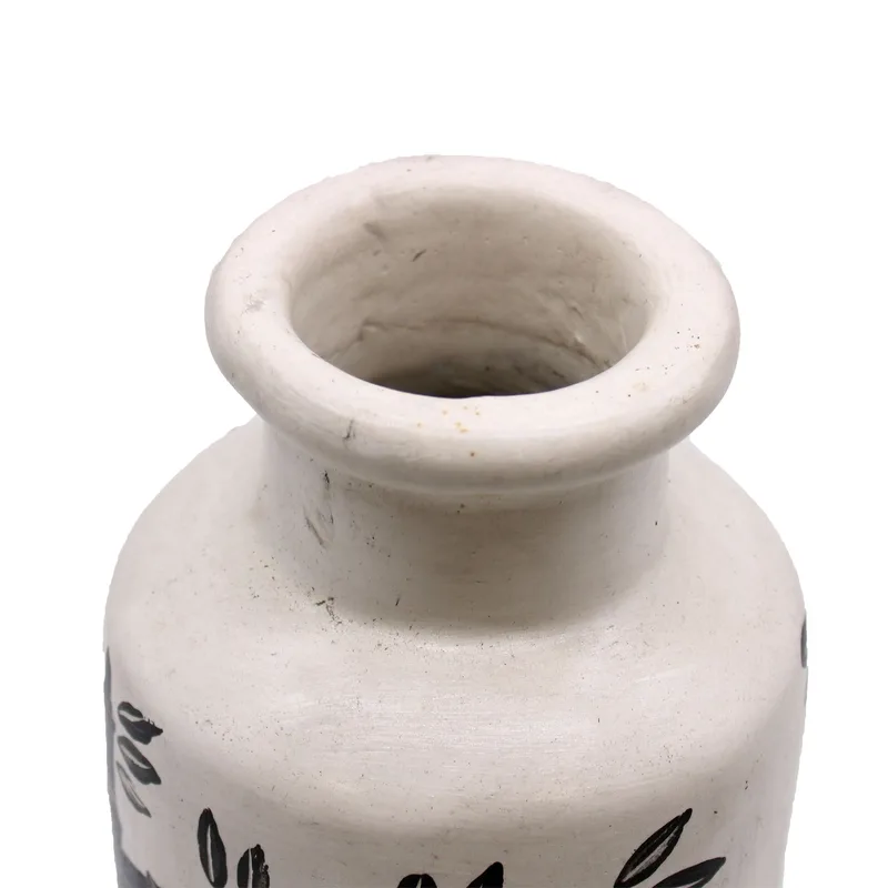 Bamboo Motif Straight Vase Naturale — foto 3