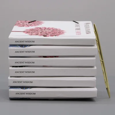 Small Notebook with strap Fiori in the same garden