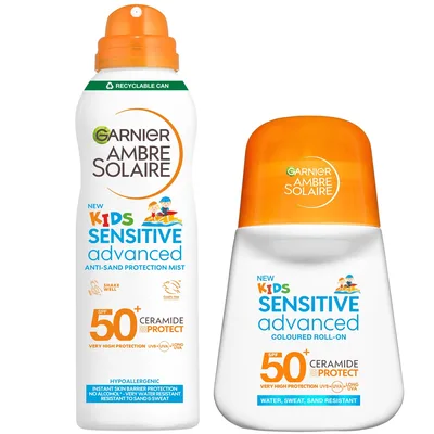 Garnier Niños Sensitive Advanced Colored Roll-On Spf50 50ml