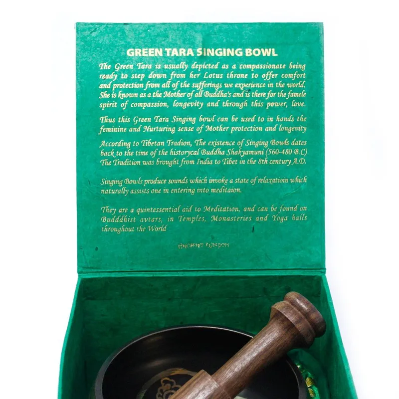 Verde Tara Singing Bowl Set 10cm — foto 3