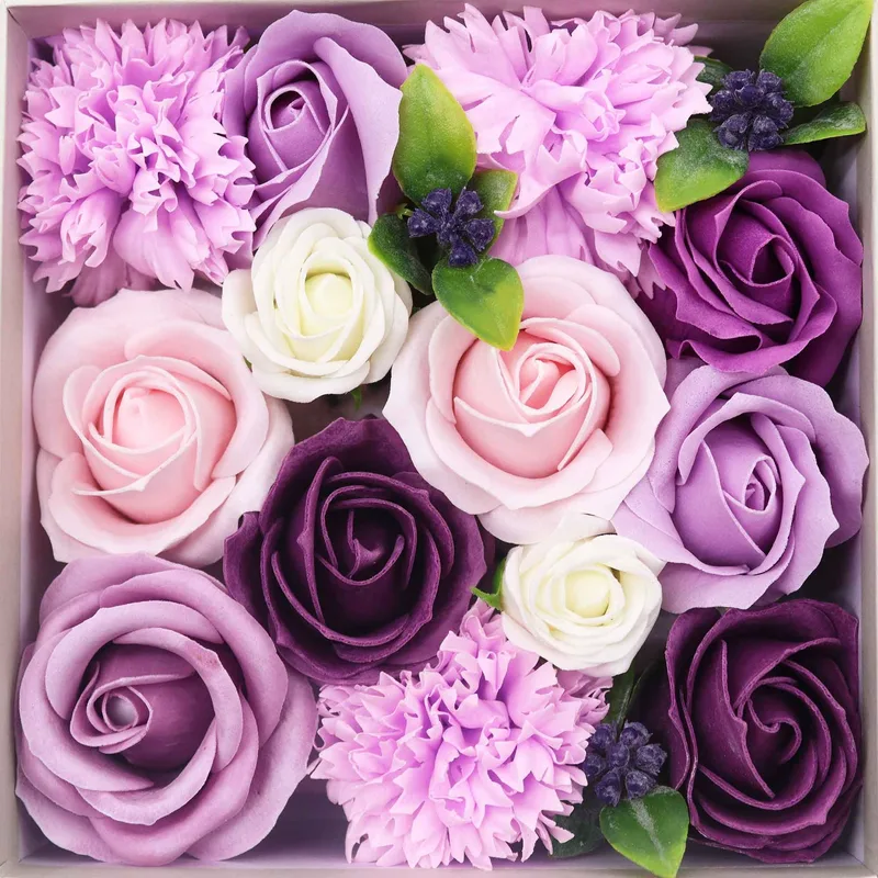 Square Scatola Lavanda Rosa & Carnation — foto 3