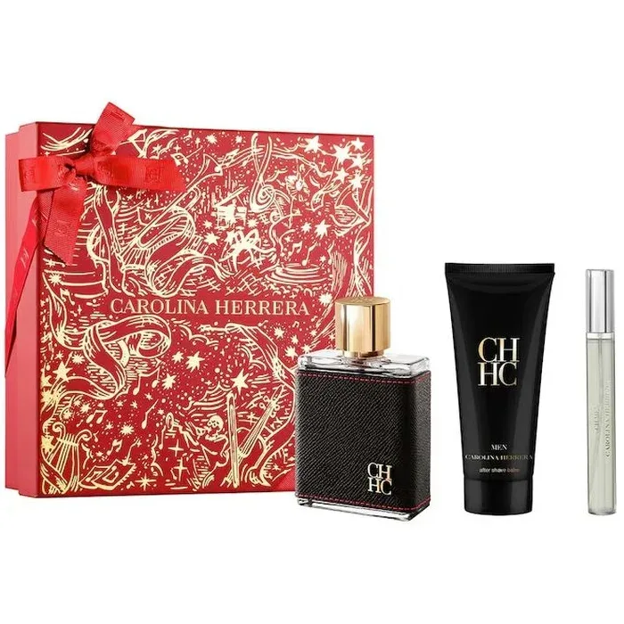 Carolina Herrera Ch Men Eau De Toilette Spray 100ml Set 3 Parti
