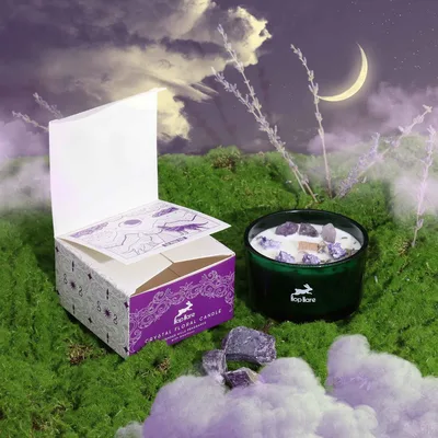 Hop Hare Crystal Magic Fiore Candela The Moon — foto 2