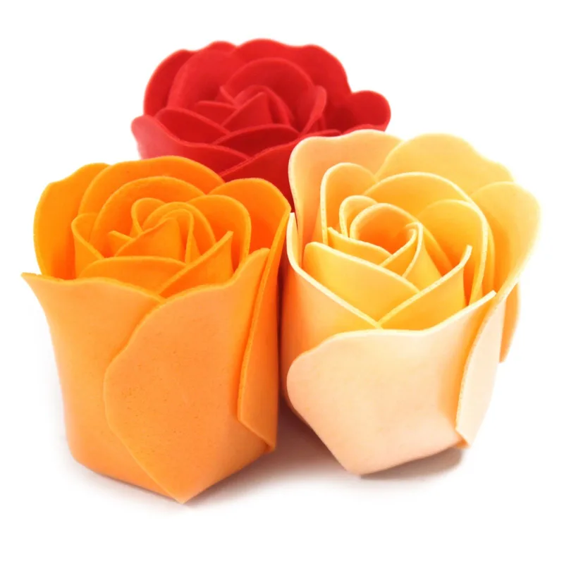 Set of 9 Sapone Fiore Scatola - Peach Roses — foto 1