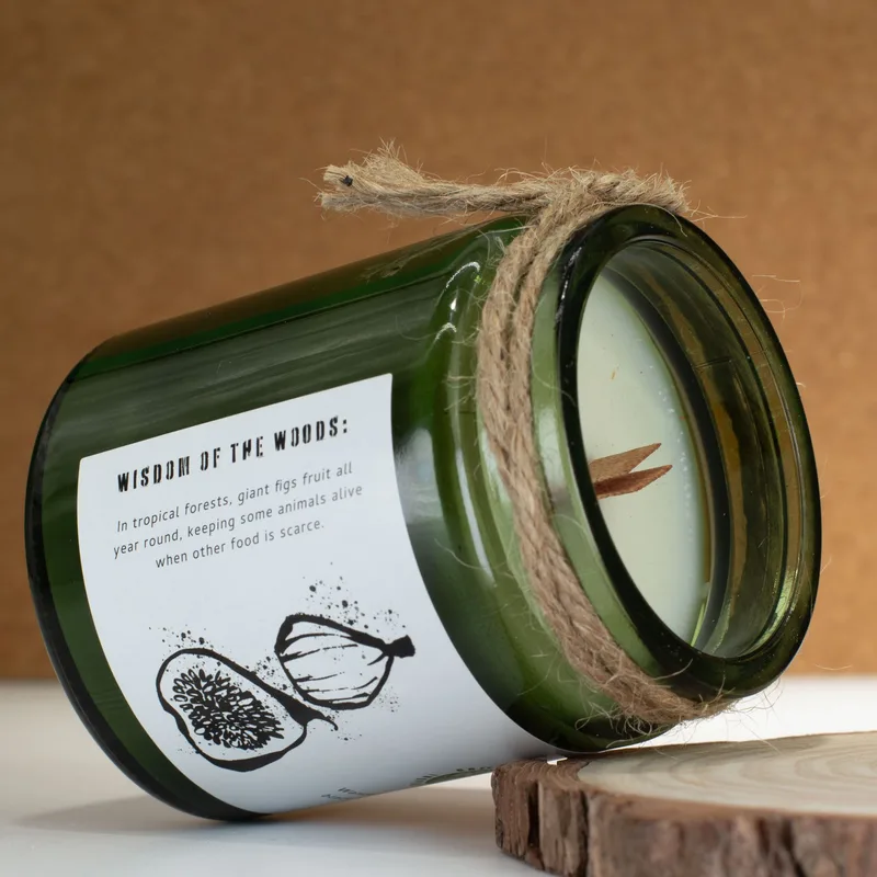Greenman Woodwick Soy Candela Crushed Fig & Cassis — foto 2