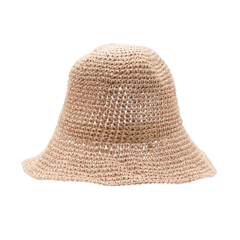 Nomad Sari Floppy Straw Sun Hat - Rosa Blush — foto 5