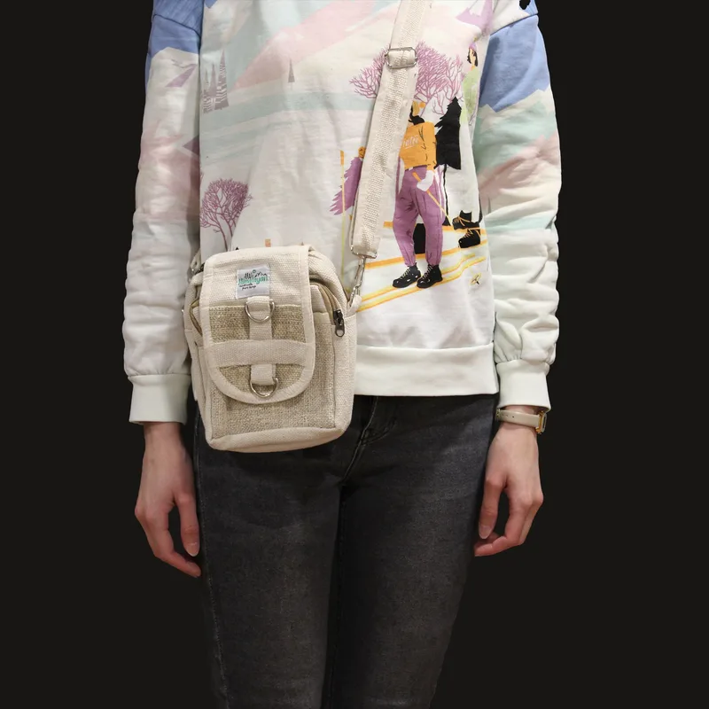 Body-Cross Naturale Hemp & Cotton Travel Bag — foto 1